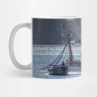 USA. Alaska. Fishing Boat. Mug